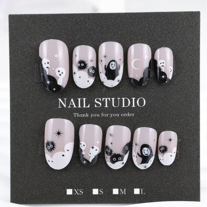 Kreatives Kunstnagelset mit Halloween-Motiven Brehn