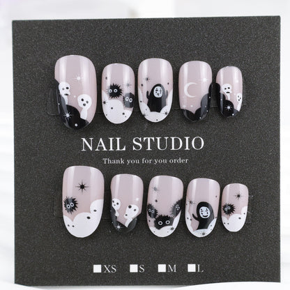 Kreatives Kunstnagelset mit Halloween-Motiven Brehn