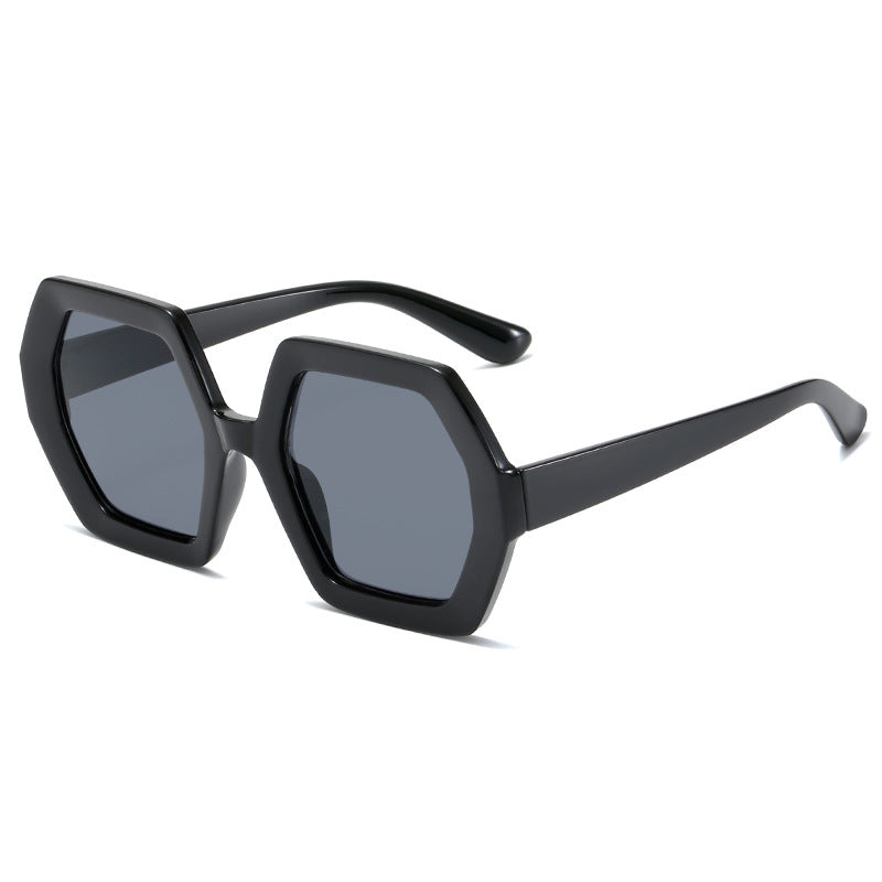 Damen hexagonale Sonnenbrille mit komfortablem Rahmen Brehn