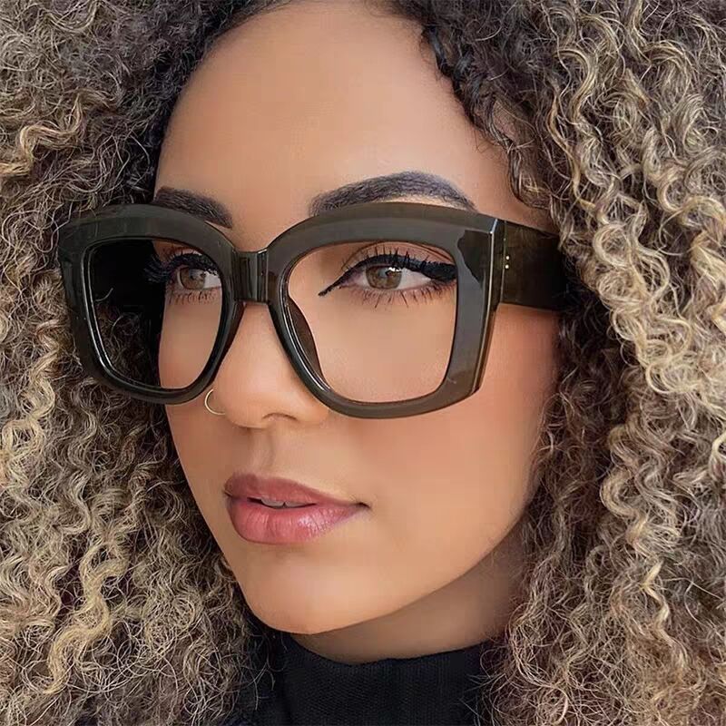 Damen Designer-Brille im modernen quadratischen Stil Brehn