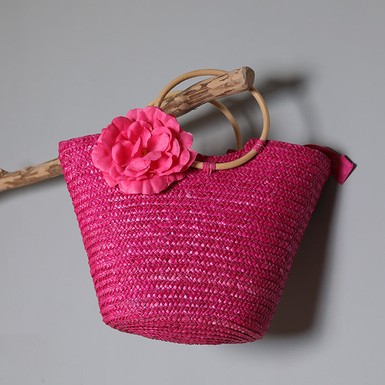 Handtasche mit Floralen Akzenten Brehn