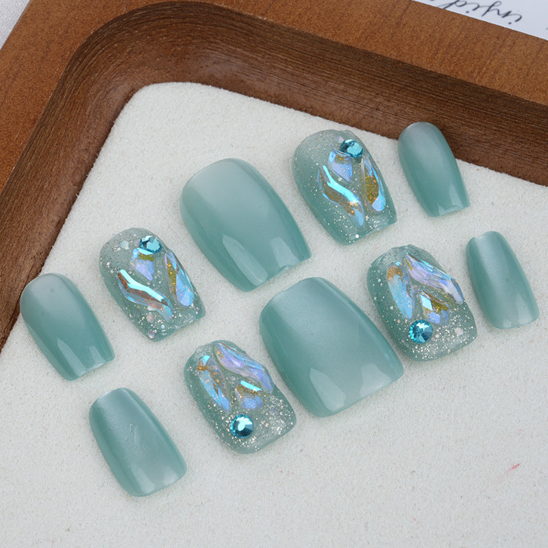 Dekoratives Press-On Nagelkunst-Set Brehn
