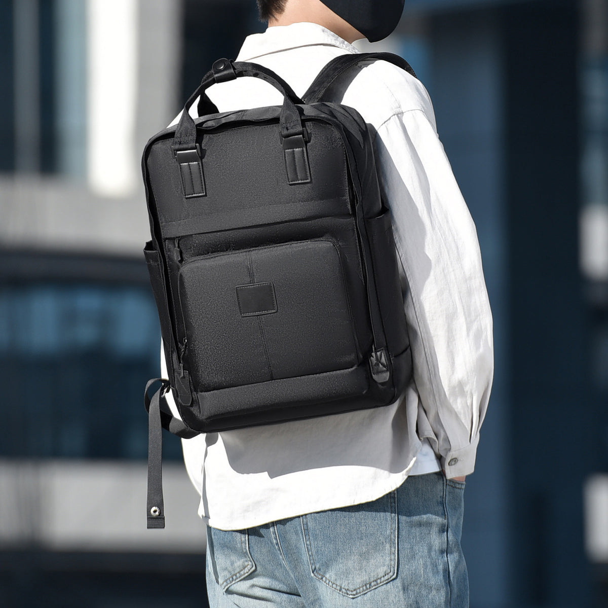 Leichter Reise-Rucksack mit Organisationsfächern