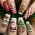 Kreatives Kunstnagelset mit Weihnachtsmotiven Brehn