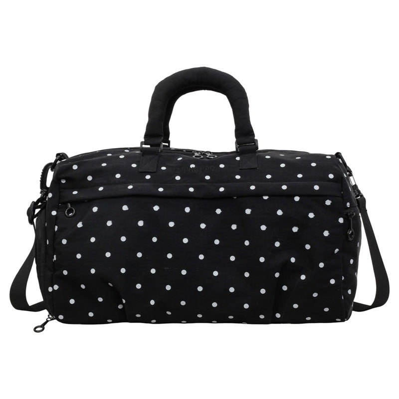 Stylische gepunktete Wochenend-Reisetasche