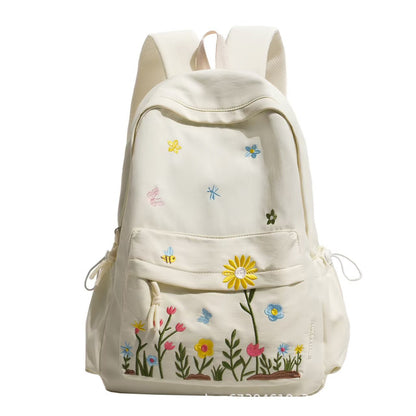 Blumenbestickter Rucksack Brehn