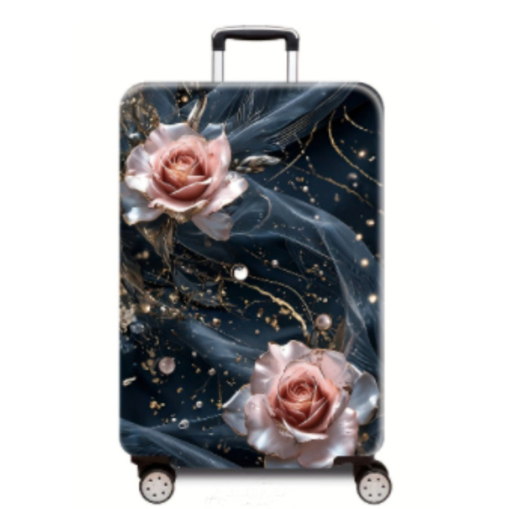 Damen Hartschalenreisekoffer mit elegantem Lotus-Motiv Brehn