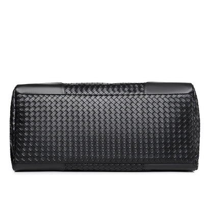 Geflochtene Leder Wochenender Duffel Bag Brehn