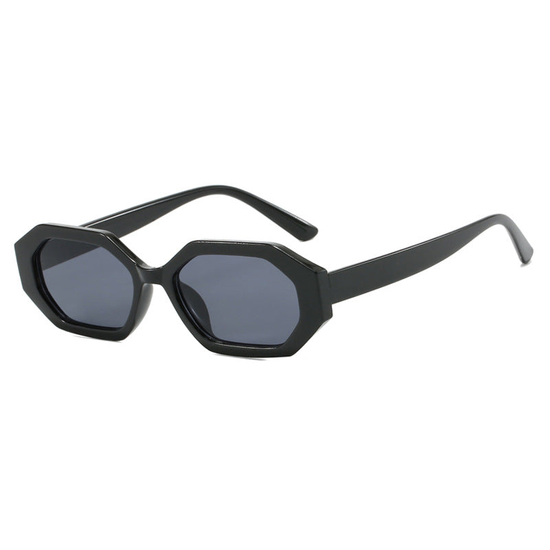 Damen auffällige Sonnenbrille im modernen achteckigen Design Brehn