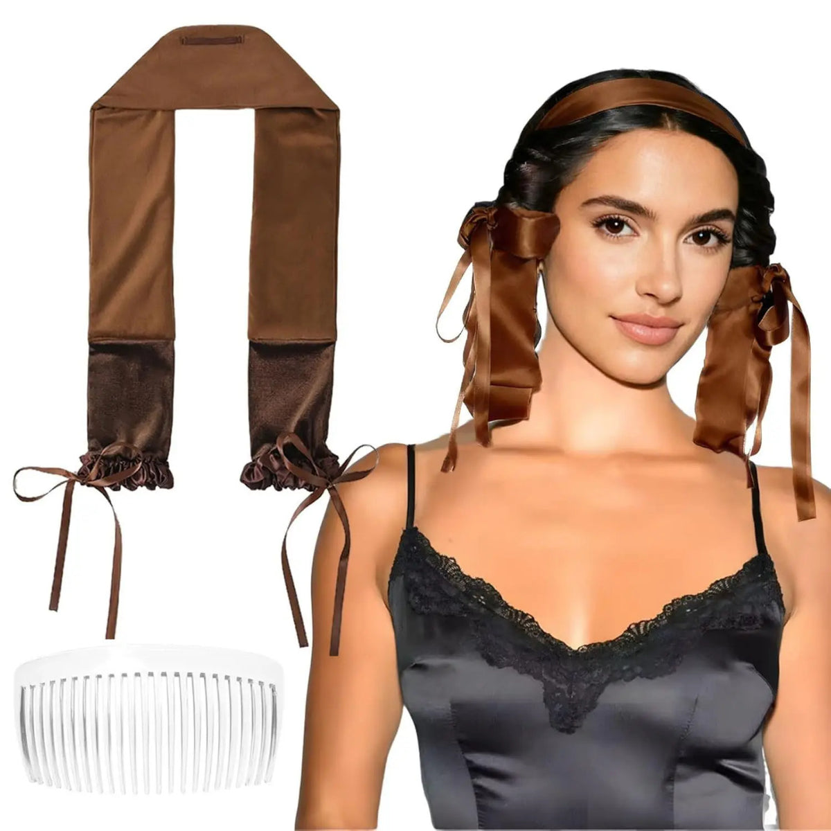 Elegante Satin-Haarwickel