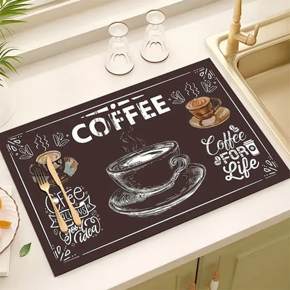 Kaffee Bar Küchenteppich Brehn
