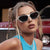 Damen futuristische Diamant-Sonnenbrille Brehn