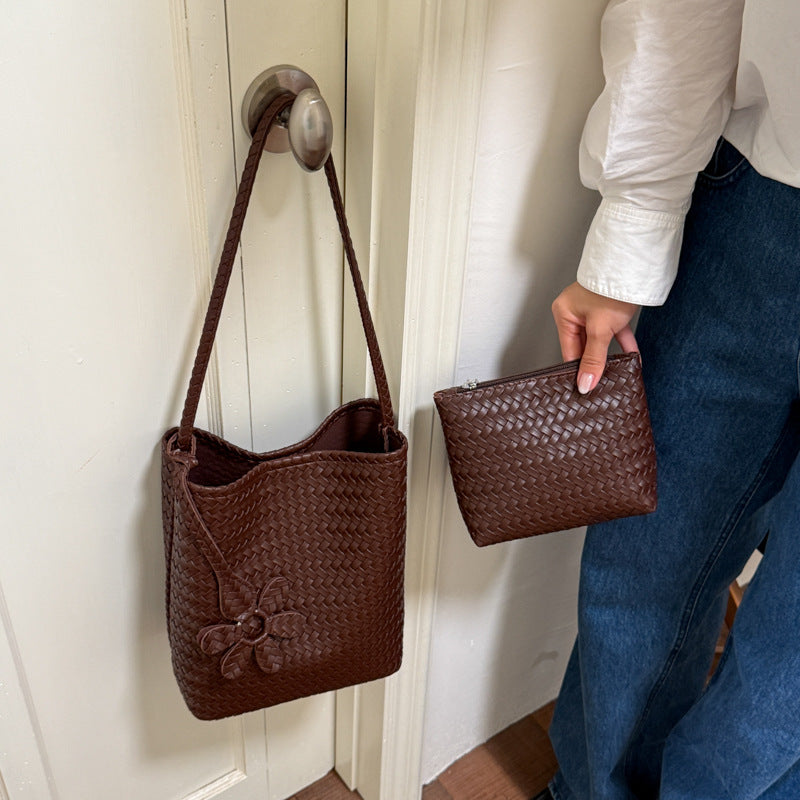 Gewebte Leder Eleganz Tote