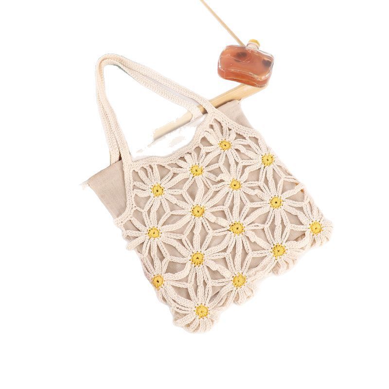 Handgefertigte Blumenmuster-Shopper-Tasche Brehn
