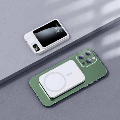 Tragbare Powerbank mit Intelligentem Lcd-Display und Kabelloser Ladefunktion Brehn