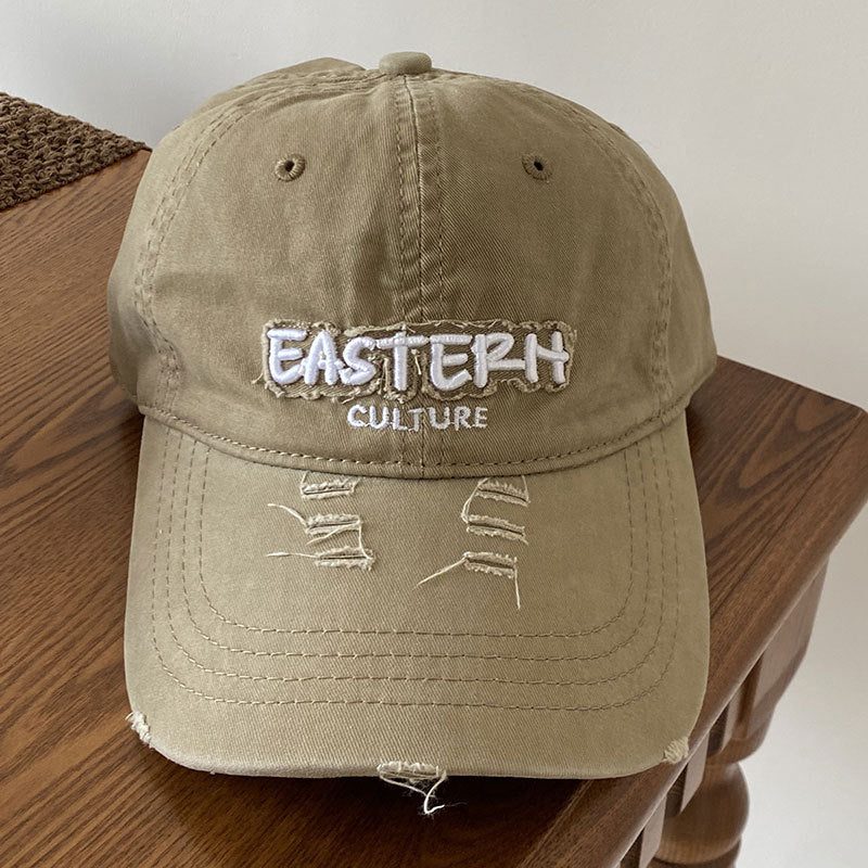Herren Distressed Casual Cap Brehn
