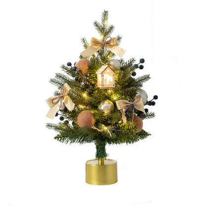 Dekorative Mini-Weihnachtsbaum mit LED-Lichtern