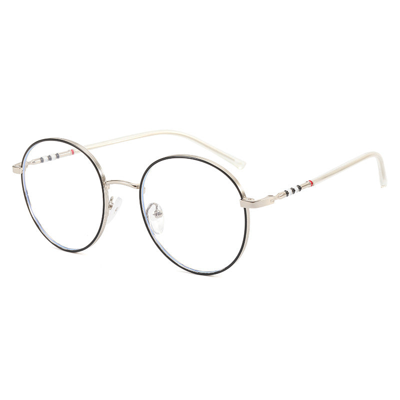 Damen modische runde Sonnenbrille mit elegantem Metallrahmen Brehn