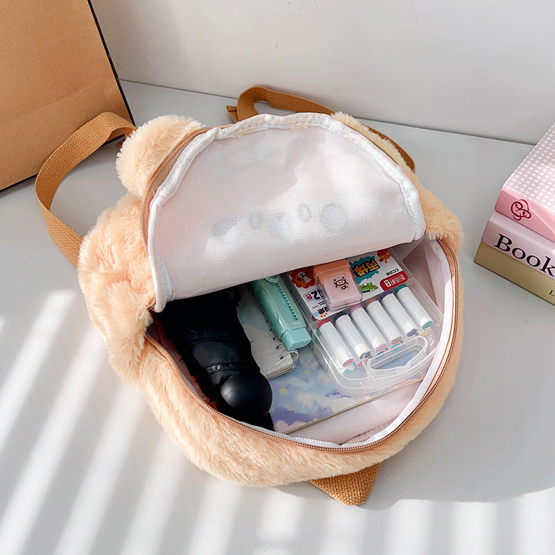 Plüsch Rucksack mit Süßem Bärenmotiv Brehn