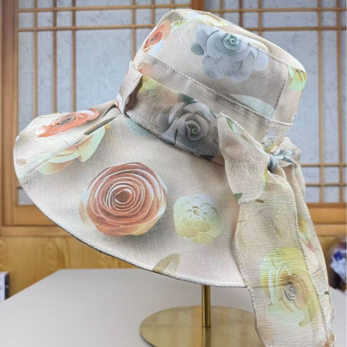 Breiter Rand Floral Sonnenhut Brehn