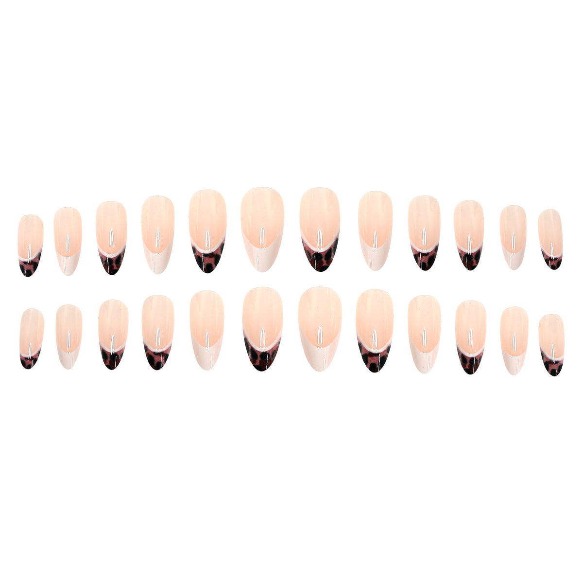 Chic Tiered Animal Print Press-On Nail Set