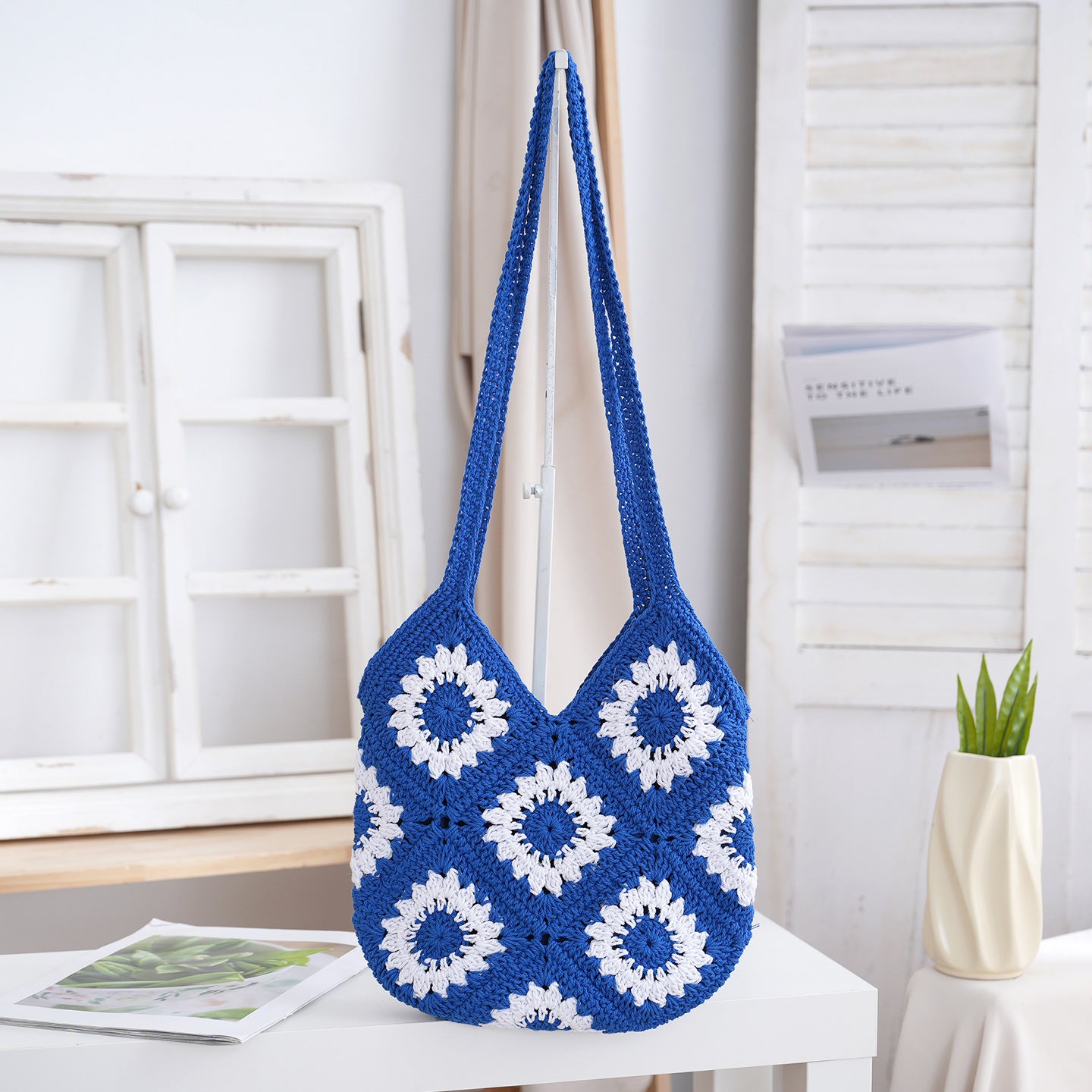 Handgefertigte Basttasche Brehn