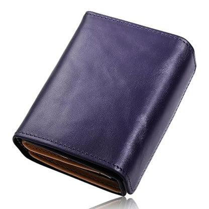 Stylische Leder Mini Geldbörse Brehn