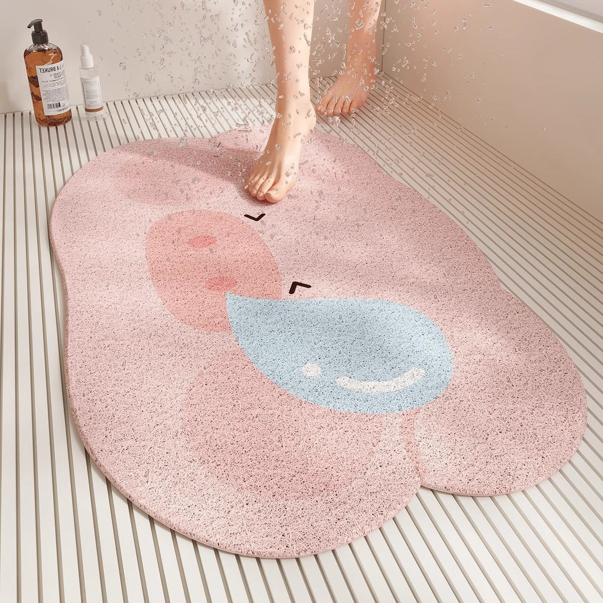 Verspielte Haustier-Themen-Badematte Brehn