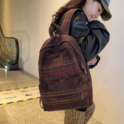Stylische Karierte Rucksack Brehn