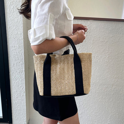 WoEco-Freundliche Strohtasche Strand Brehn
