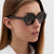 Damen trendige Sonnenbrille im hexagonalen Design Brehn