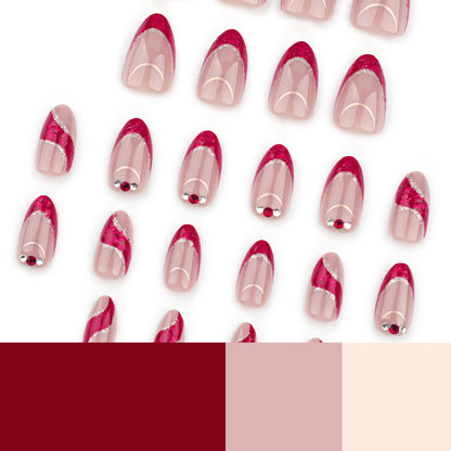Kunstvolle Nageldesigns mit funkelnden Akzenten und Ombré-Effekten Brehn