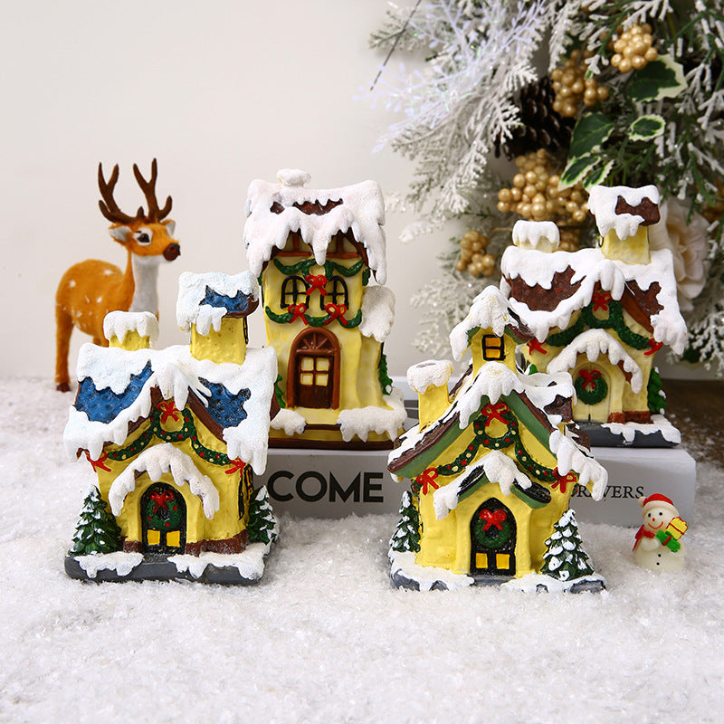 Dekorative Weihnachtsbeleuchtung im Häuschen-Design Brehn