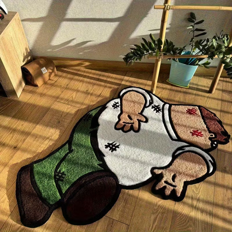 Zurück in der Form einer Cartoonfigur