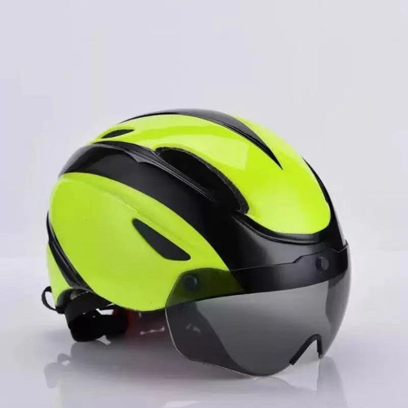 Schutzhelm für Radfahrer mit Visier Brehn