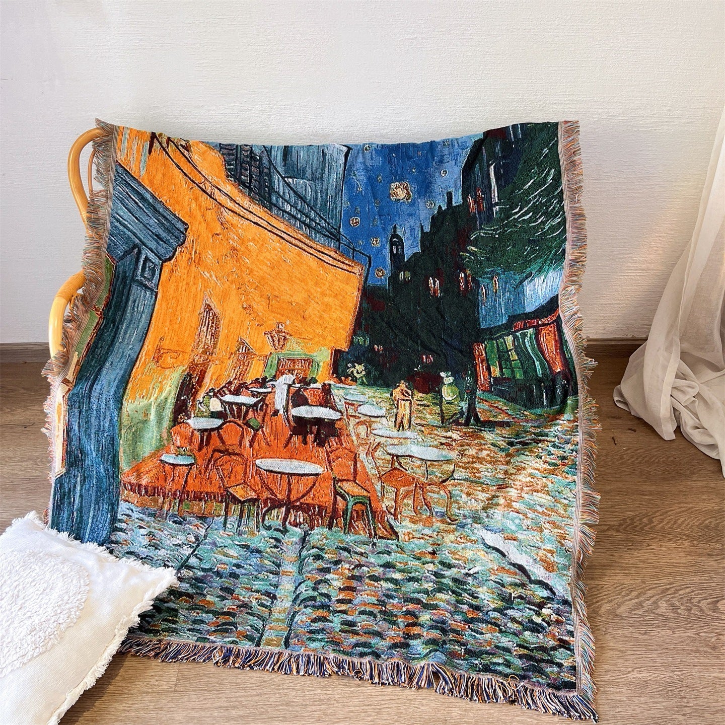 Künstlerische Wandteppich-Wurfdecke