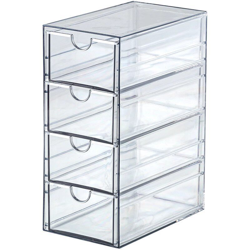 Klarer Acryl-Aufbewahrungsorganizer mit 5 Schubladen