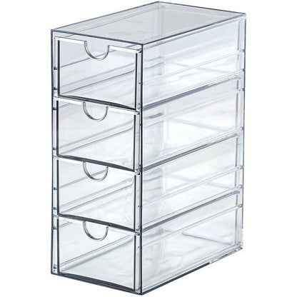 Klarer Acryl-Aufbewahrungsorganizer mit 5 Schubladen