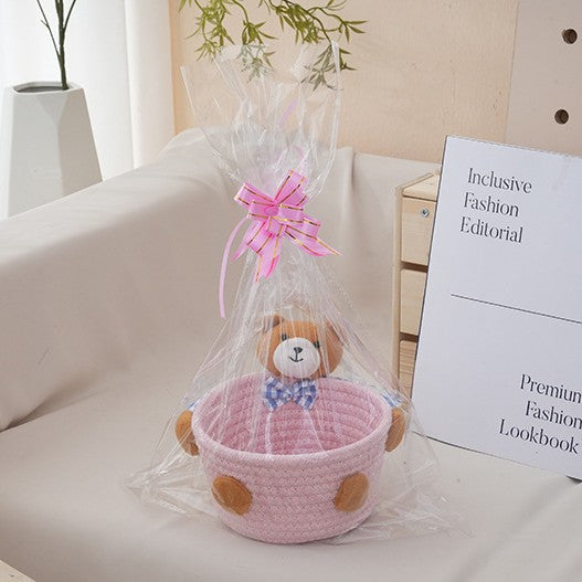 Kuscheliger Aufbewahrungskorb mit Bärenmotiv Brehn