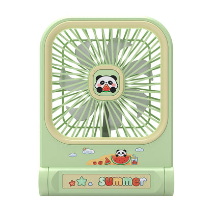 Damen Tragbarer Mini-Ventilator im verspielten Panda-Design Brehn