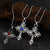 Gothic Cross Pendant Necklace Brehn