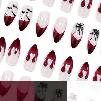 Halloween-Themen Lange Sarg Nagelkunst Brehn