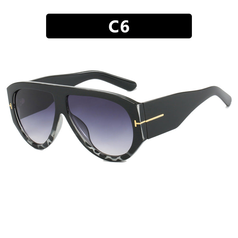 Damen Geometrische Sonnenbrille mit modernem Rahmen und polarisierten Gläsern Brehn