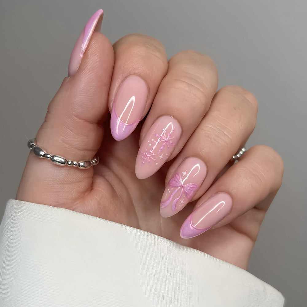 Elegantes Schmetterlingsdesign Press-On Nägel Brehn