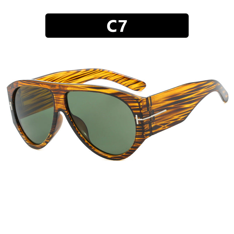 Damen modische oversized Sonnenbrille im Retro-Stil Brehn