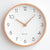 Brehn | Nordic Minimalist Holz Stille Wanduhr