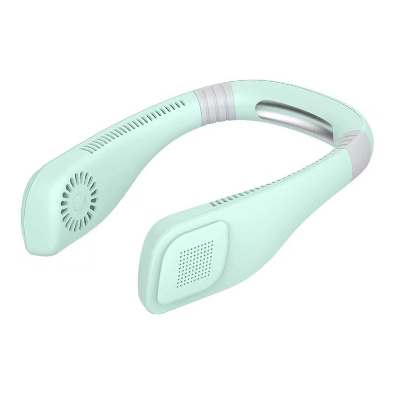 Unisex Tragbarer Nackenventilator mit Bluetooth-Lautsprecher Brehn