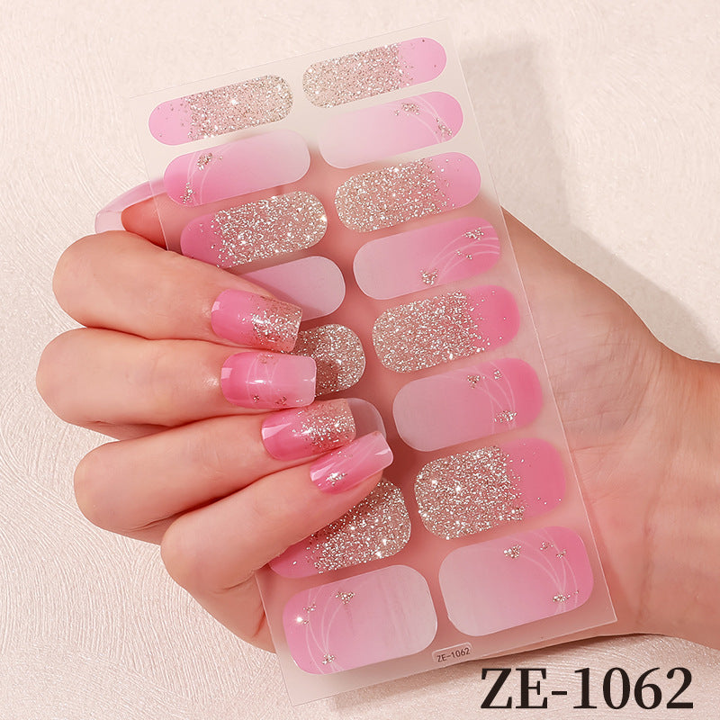 Blumen Design Nagelkunst Wraps