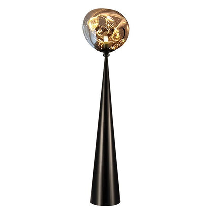 Künstlerische Stehlampe mit einzigartigem geometrischem Design