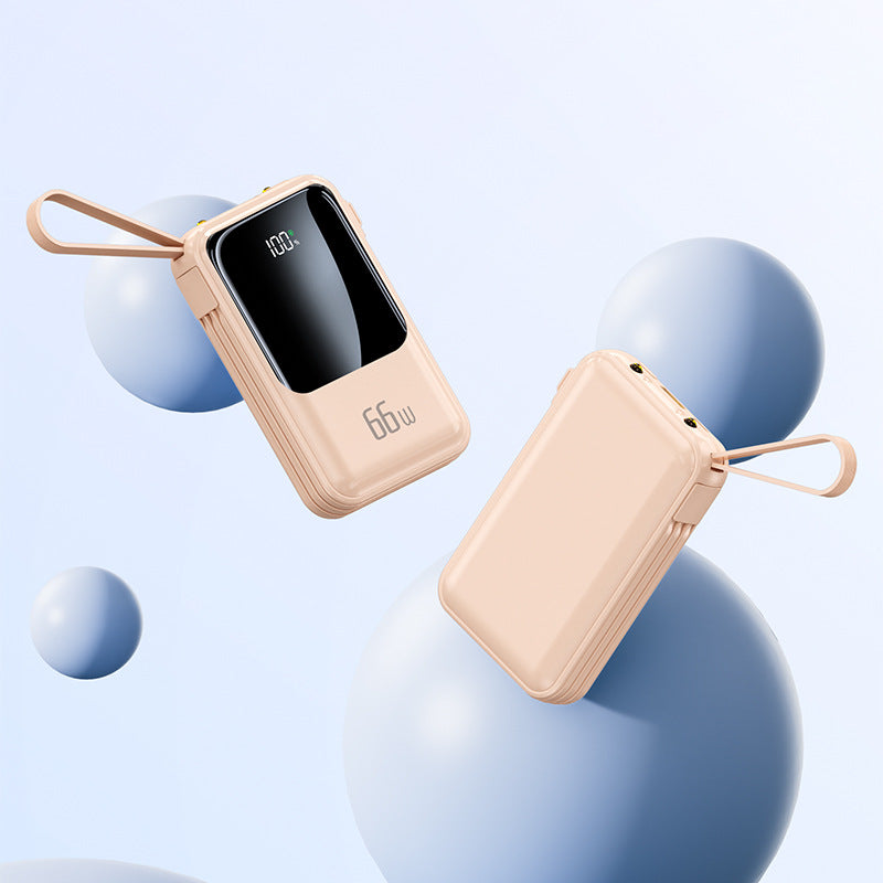 Tragbare Powerbank mit 66W Schnellladefunktion und Digitalem Display Brehn